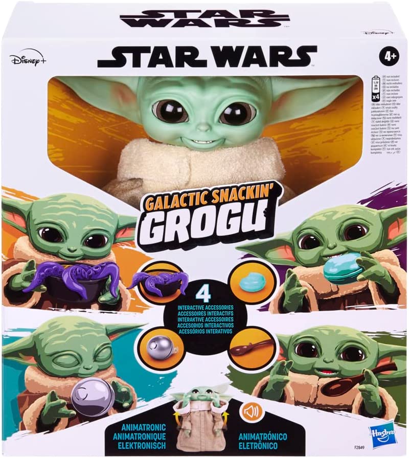 Star Wars Galactic Snackin' Grogu Baby Yoda Animatronic